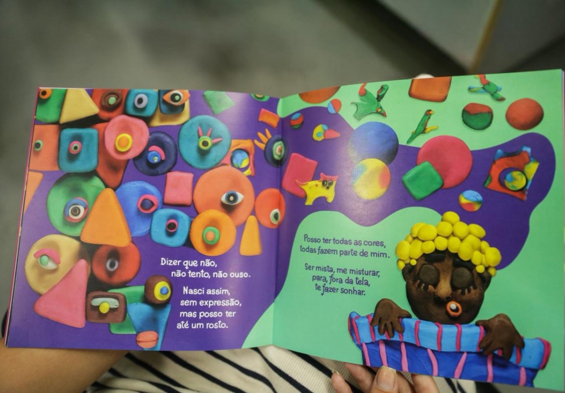 imagem do Massinha de modelar dá forma à narrativa lúdica em livro infantil de Frederico Spencer